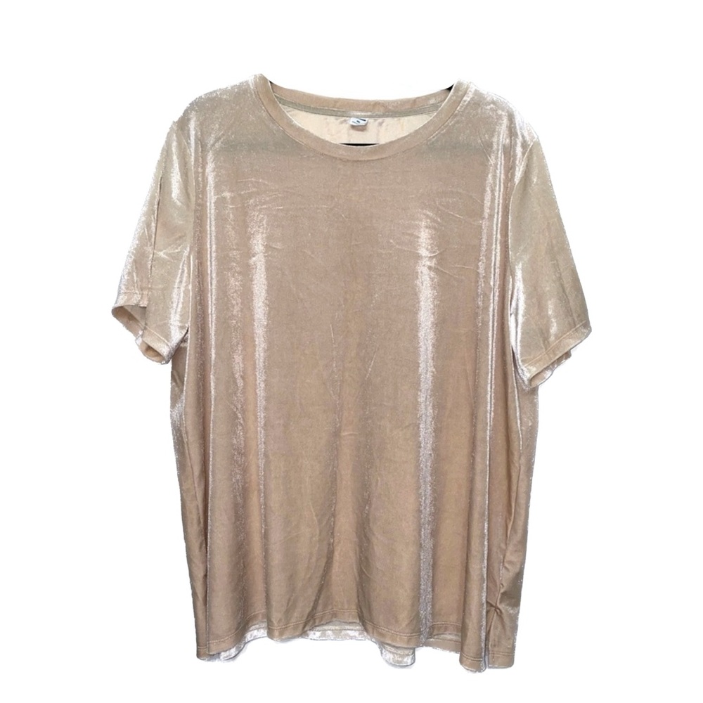 Old Navy Beige Velour Top